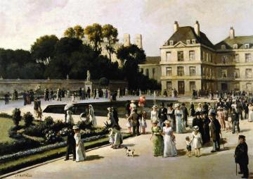 Jardin du Luxembourg Artwork by Jean-François Raffaëlli