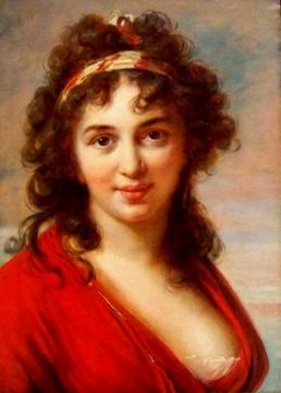 Isabella Teotochi Marini Artwork by Elisabeth Vigee Le Brun