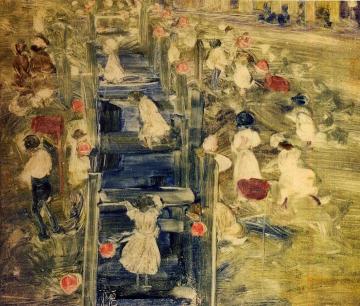 The Race Artwork by Maurice Prendergast