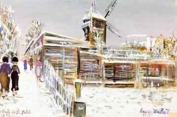 The Moulin de la Galette Artwork by Maurice Utrillo