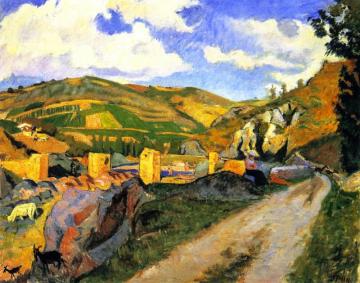 The Roman Bridge In Saint-maurice Artwork by Jean Puy