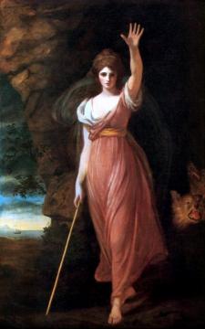 Lady Hamilton As Circe Artwork by George Romney