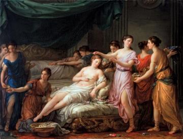 Preparations For The Bride Artwork by Joseph Marie Vien