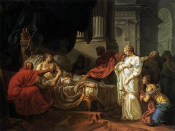 Antiochus and Stratonice Artwork by Jacques Louis David