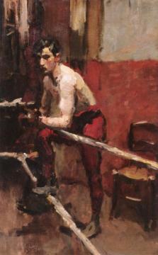 Boxer Theo Huizenaar Artwork by Isaac Israels