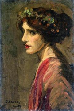 Portrait of a Lady Artwork by Sir John Lavery