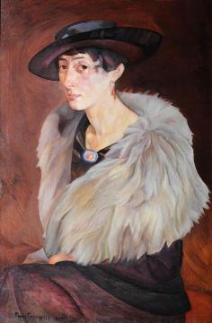 Portrait of A.E. Grilikhes Artwork by Boris Grigoriev