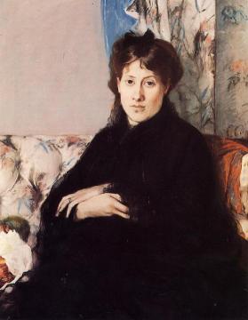 Portrait of Madame Pontillon Artwork by Berthe Morisot