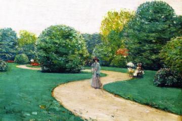 Parc Monceau, Paris Artwork by Frederick Childe Hassam