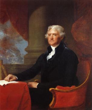 Thomas Jefferson Artwork by Gilbert Stuart