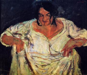 Woman Bathing Artwork by Chaim Soutine