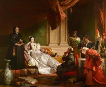 Sancho Panza and the Duchess Artwork by Charles Robert Leslie