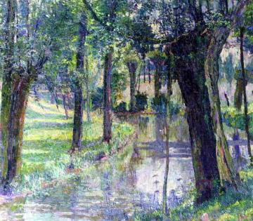 Trees along a Creek Artwork by Juliette Wytsman