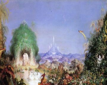 Adam And Eve Before The Fall: A Scene From Milton's Paradise Lost Artwork by Marcus Mote