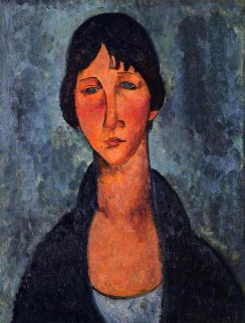 The Blue Blouse Artwork by Amedeo Modigliani