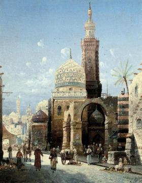 Street Sellers Artwork by August von Siegen