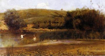 The Yarra, Heidelberg Artwork by Charles Conder