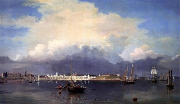 Gloucester Harbor Artwork by Fitz Hugh Lane