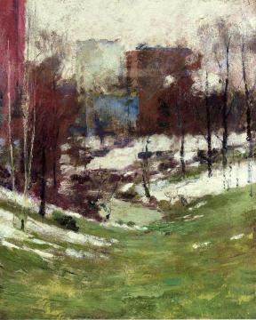 Winter In New York City Artwork by Theodore Robinson