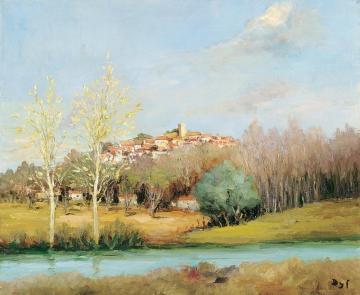 Neauphle-le-chateau Artwork by Marcel Dyf