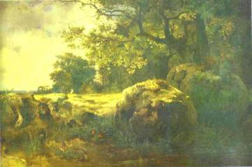 View In The Neighbourhood Of Oranienbaum Artwork by Alexei Kondratevich Savrasov