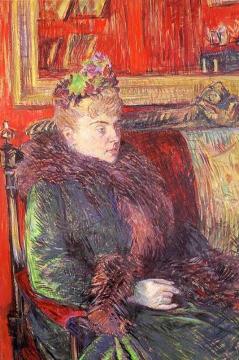 Portrait Of Madame De Gortzikolff Artwork by Henri de Toulouse-Lautrec