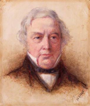 Thomas Love Peacock Artwork by Henry Wallis