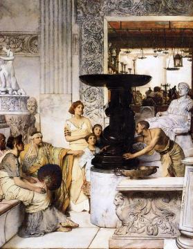 The Sculpture Gallery Artwork by Sir Lawrence Alma Tadema