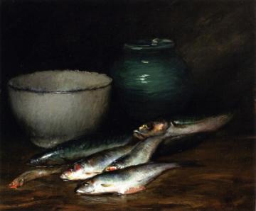 A Small Pile of Fish Artwork by William Merritt Chase