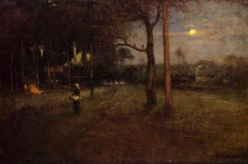 Moonlight, Tarpon Springs, Florida Artwork by George Inness
