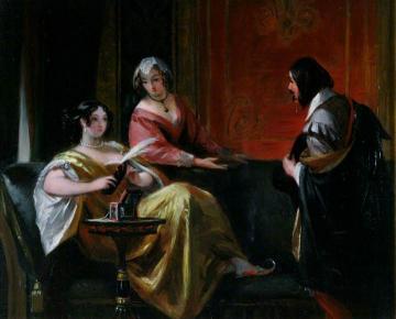 Laura Introducing Gil Blas to Arsenia Artwork by Charles Robert Leslie