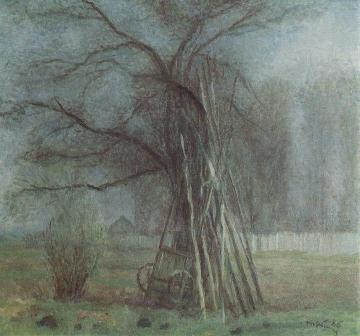 The Old Apple Tree Artwork by Tatiana Yablonskaya