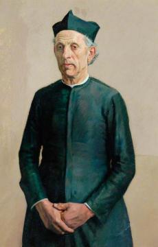 The Old Priest Artwork by William Rothenstein