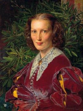 Hannah Louisa, Mrs William Clabburn Artwork by Anthony Frederick Sandys