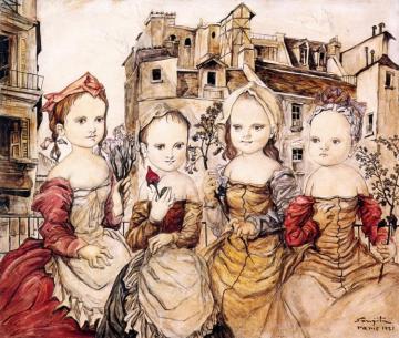 Autour De La Princesse Artwork by Tsuguharu Foujita