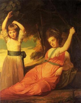 Children Of Charles Boone Artwork by George Romney