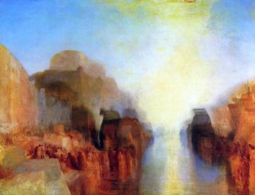 The Harbour of Brest: The Quayside and Château Artwork by Joseph Mallord William Turner