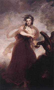 Mrs. Musters As Hebe Artwork by Sir Joshua Reynolds