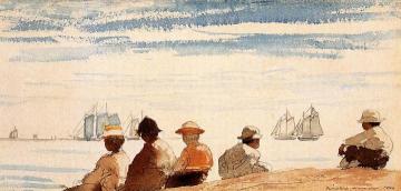 Gloucester Boys Artwork by Winslow Homer