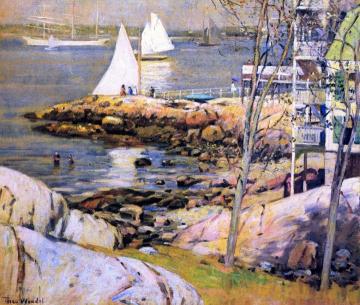 Gloucester Harbor Artwork by Theodore Wendel