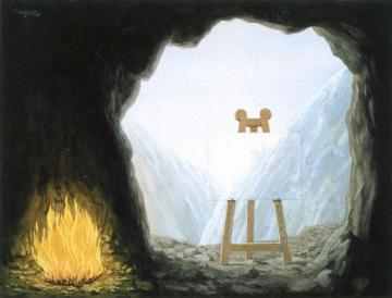 La Condition Humaine Artwork by Rene Magritte