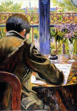 Asnieres Study: Charles Torquet Seen from Behind Artwork by Paul Signac