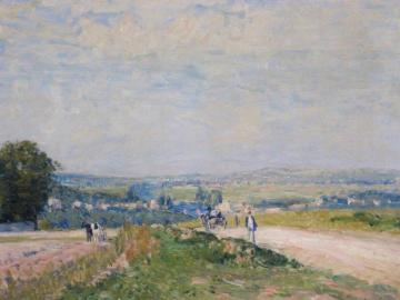 The Path to Montbuisson Artwork by Alfred Sisley