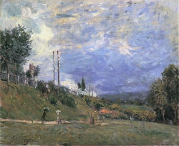 Railroad near Sevres Artwork by Alfred Sisley