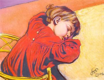 Sleeping Stas Artwork by Stanislaw Wyspianski