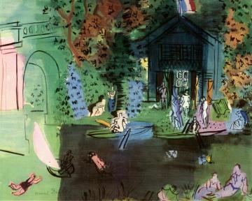 Boating Artwork by Raoul Dufy