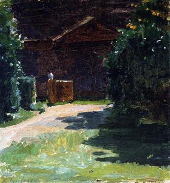 Entrance to Ansbaki Artwork by Alexej Jawlensky