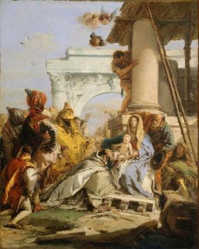 The Adoration of the Magi Artwork by Giovanni Battista Tiepolo