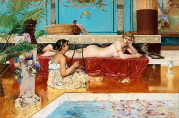 Roman Bath Artwork by Georg Pauli