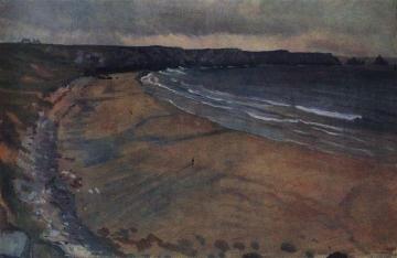 Brittany Beach Artwork by Zinaida Serebriakova